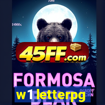 w1 letterpg